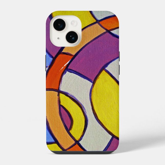 Funda Para iPhone Composición nº 14 de Michael Moffa (Reverso )