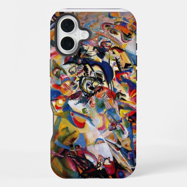 Funda Para iPhone Composición VII de Kandinsky (Reverso )