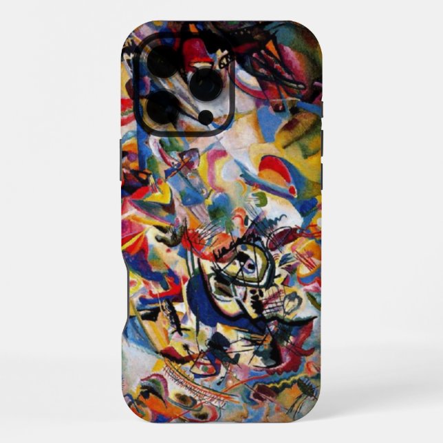 Funda Para iPhone Composición VII de Kandinsky (Reverso )