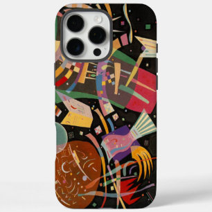 Funda Para iPhone 16 Pro Max Composición X de Kandinsky Obra de arte abstracto