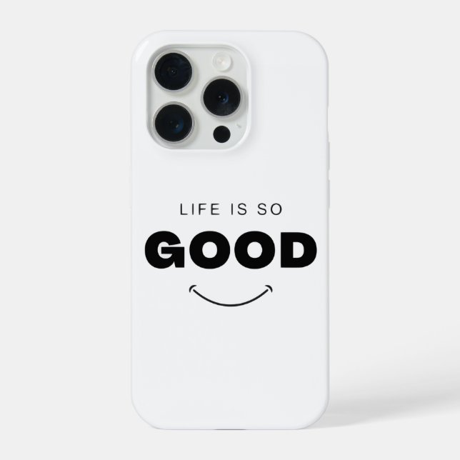 Funda para iPhone con cara sonriente estética y 'L (Reverso )