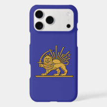 Funda para iPhone con emblema del León y Sol persa