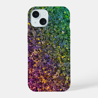 Funda para iPhone con Hojas Texturizadas Coloridas