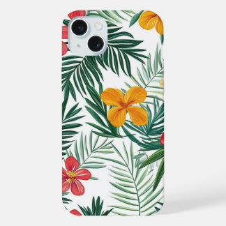 Funda para IPhone con hojas tropicales
