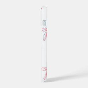 Funda para iPhone con lazo rosa