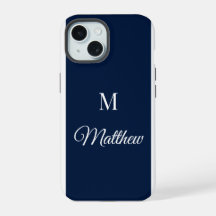 Funda para iPhone con Monograma Personalizado