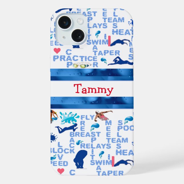 Funda para iPhone con palabras personalizadas para (Reverso )