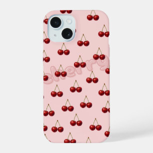 Funda para iPhone con patrón de cereza