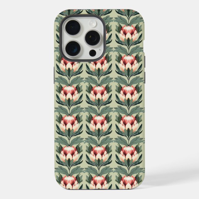 Funda para iPhone con patrón de flor de Protea en  (Reverso )