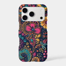 Funda para iPhone con patrón de flores de paisley