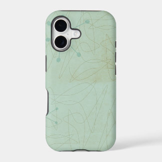 Funda para iPhone con patrón de la era atómica de