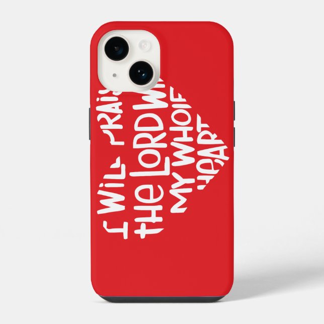 Funda Para iPhone Con todo mi corazón (Reverso )