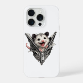 Funda para iPhone con zarigüeya divertida en 3D en