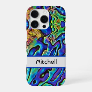 Funda Para iPhone 16 Pro Concha de Abulón Irisada