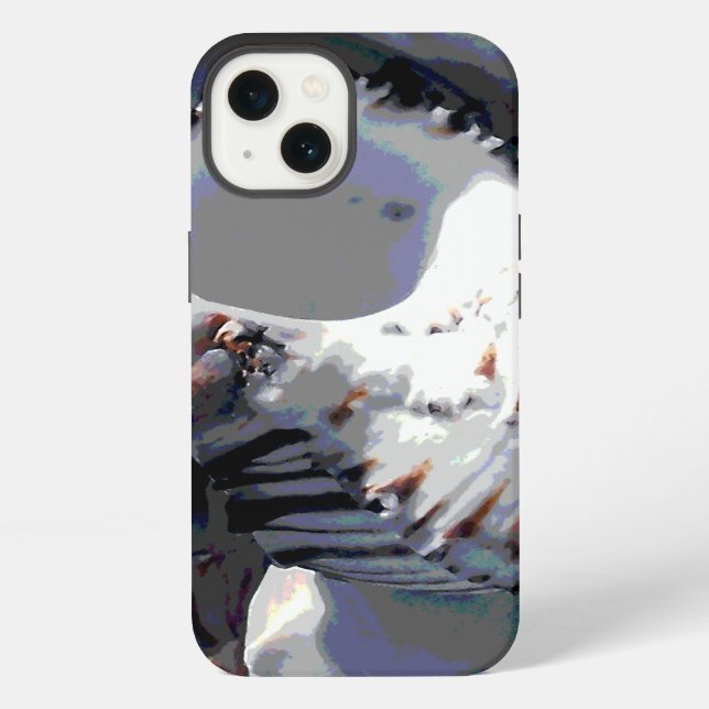 Funda Para iPhone Concha de Mar Rayada (Reverso )