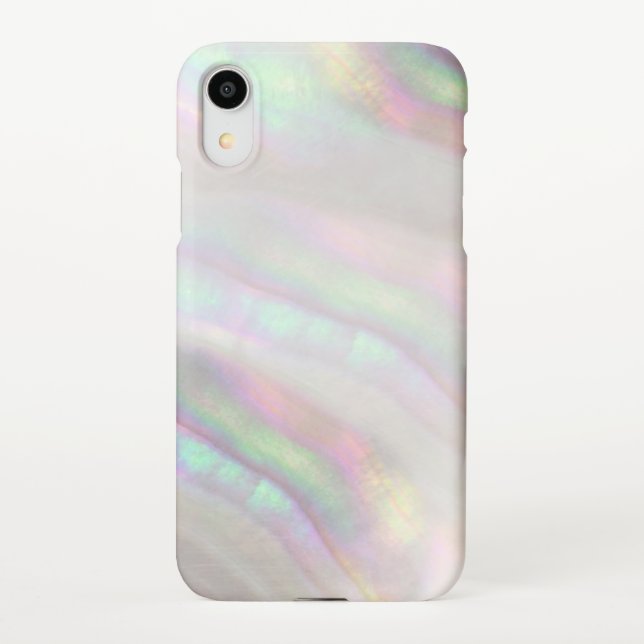 Funda Para iPhone concha iridiscente simulada (Reverso)