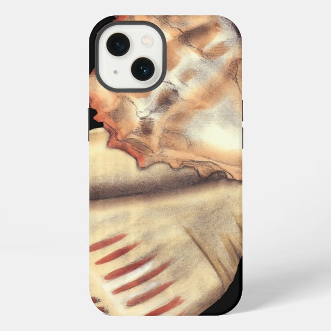 Funda Para iPhone Conchas artísticas (Reverso )