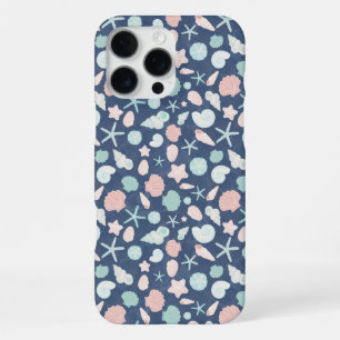 Funda Para iPhone 16 Pro Max Conchas Costeras Playa y Diseño Oceánico