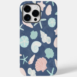 Funda Para iPhone 14 Pro Max Conchas Costeras Playa y Diseño Oceánico