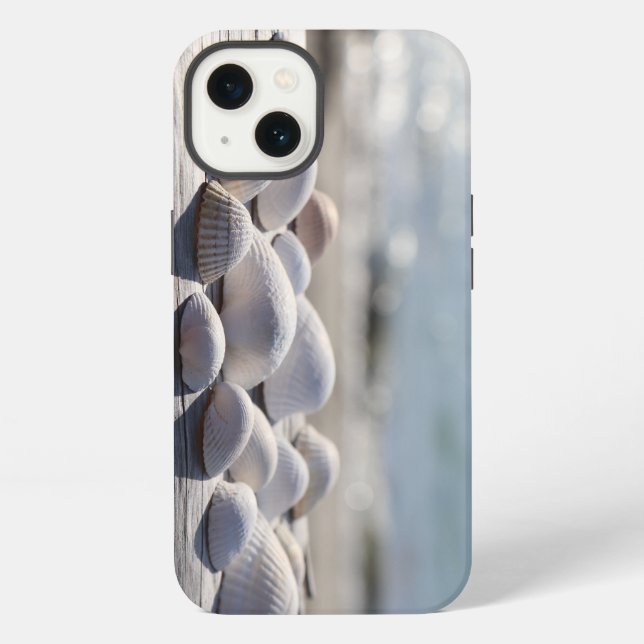 Funda Para iPhone conchas, playa, océano (Reverso )