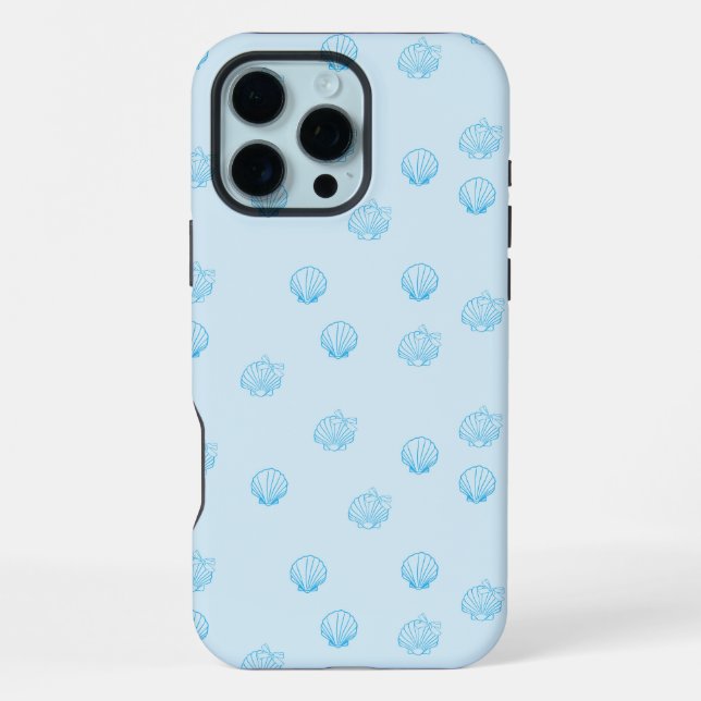 Funda Para iPhone Conchas Veneras Contorno Minimalismo (Reverso )