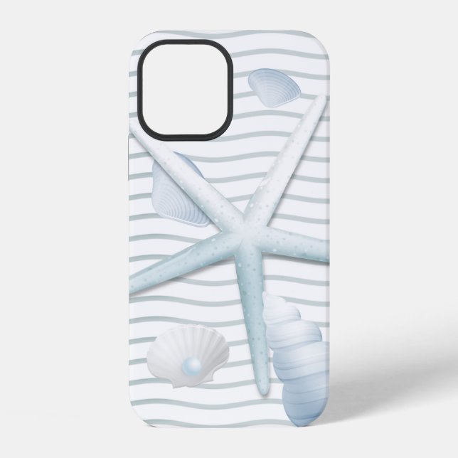 Funda Para iPhone Conchas y Perlas (Reverso )