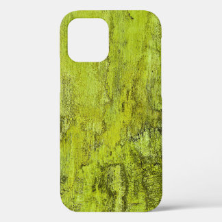 Funda Para iPhone 12 Concreto verde abstracto, arte, decoración domésti