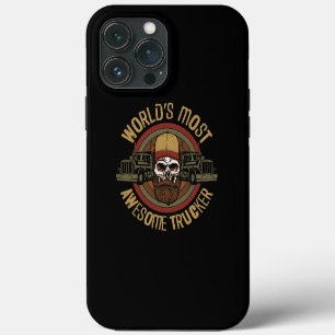 Funda Para iPhone 13 Pro Max Conductor de Camión Conductor de Camión Vintage Má