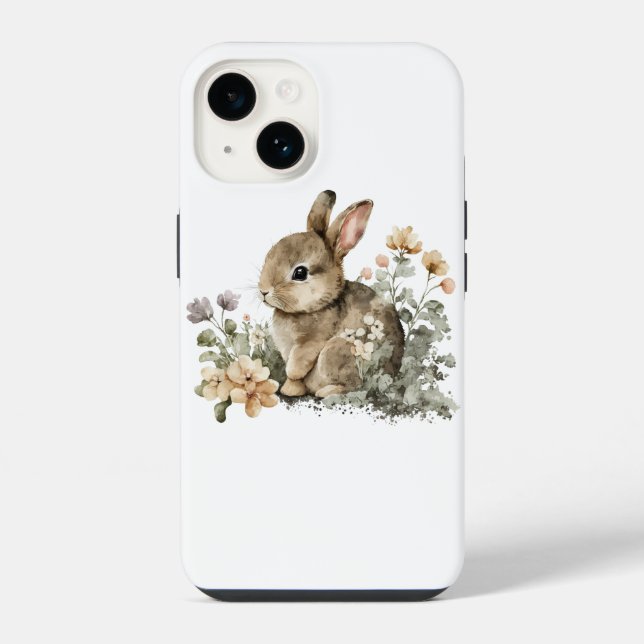 Funda Para iPhone Conejito adorable  (Reverso )