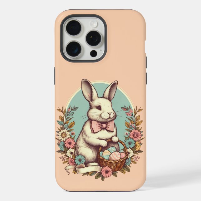 Funda Para iPhone Conejito/huevo/cesta de Semana Santa (Reverso )