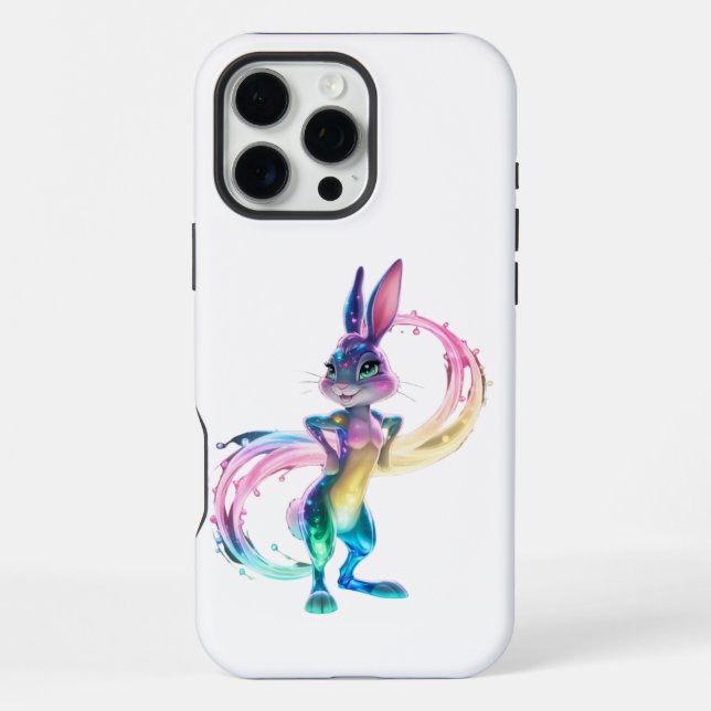 Funda Para iPhone Conejo Adorable (Reverso )