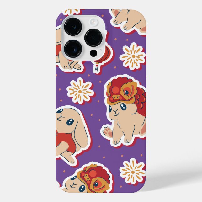 Funda Para iPhone Conejo Chino - Conejo Zodiaco (Reverso)