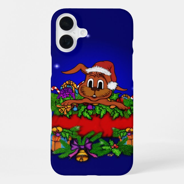 Funda Para iPhone Conejo de navidades (Reverso )