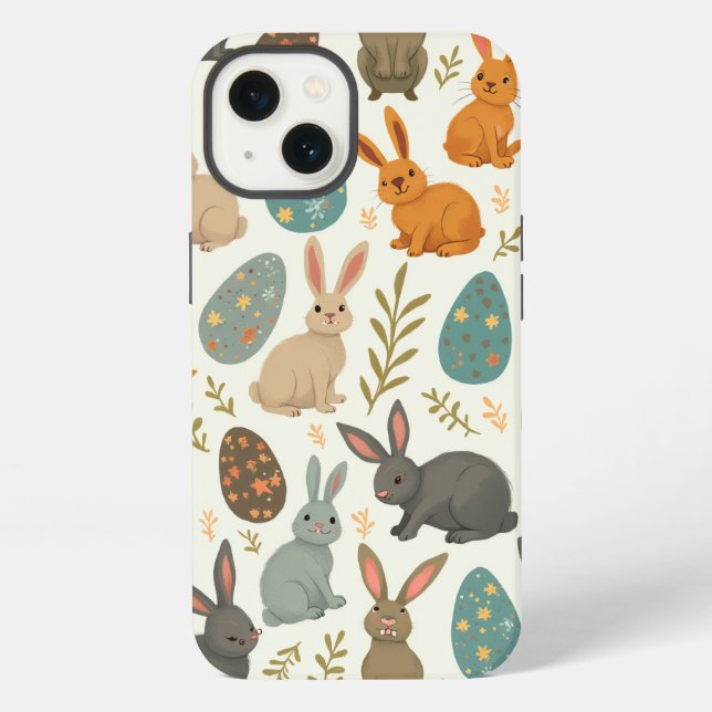 Funda Para iPhone Conejo de Pascua (Reverso )