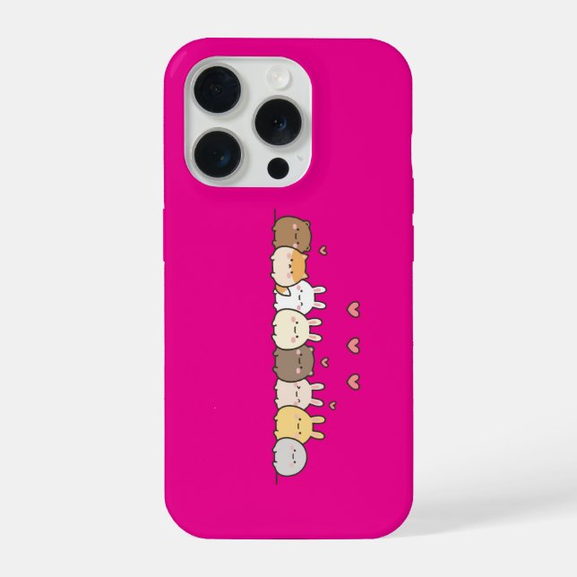 Funda Para iPhone Conejo Divertido (Reverso )