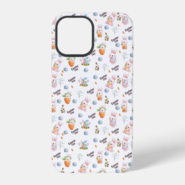 Funda Para iPhone Conejos de Pascua (Reverso )