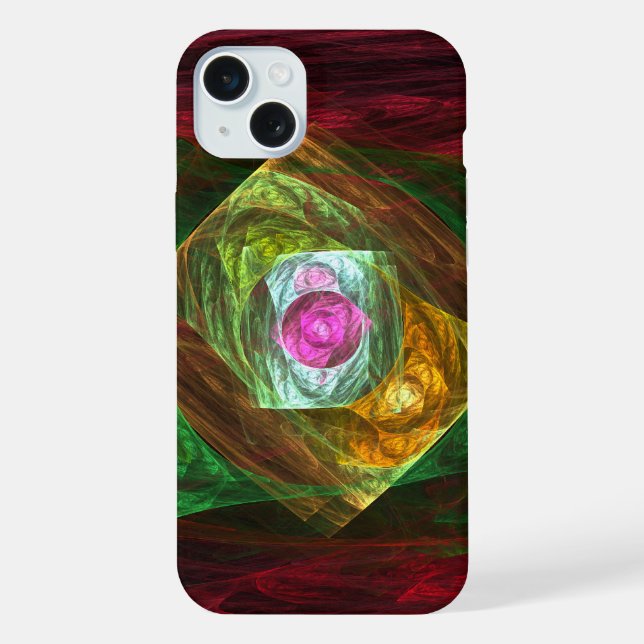 Funda Para iPhone Conexiones dinámicas Resumen de arte (Reverso )