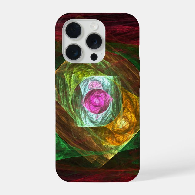 Funda Para iPhone Conexiones dinámicas Resumen de arte (Reverso )