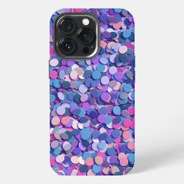 Funda Para iPhone Confeti Multicolor (Reverso )