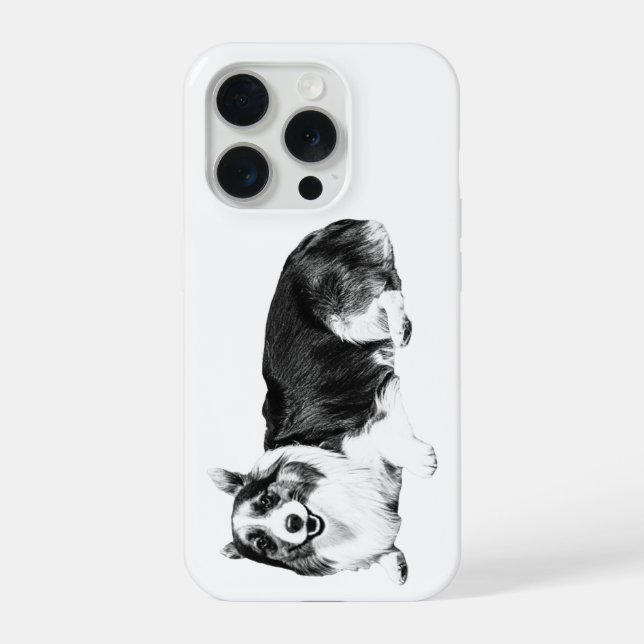 Funda Para iPhone Confort cercano de Corgi (Reverso )