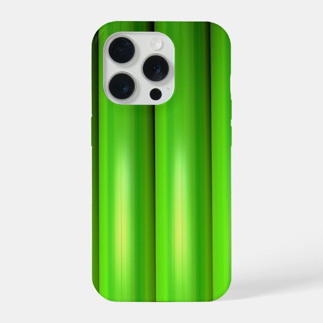 Funda Para iPhone Conjunto de bambú verde (Reverso )