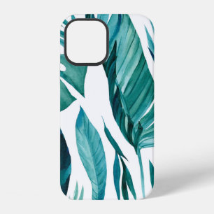 Funda Para iPhone 12 Conjunto de hojas de palma tropicales abstractas e