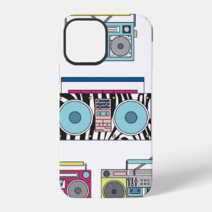 Funda Para iPhone 12 Conjunto de varios reproductores de casetes vintag