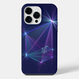Funda Para iPhone 14 Pro Max Constelación, Arte fractal de fantasía abstracta