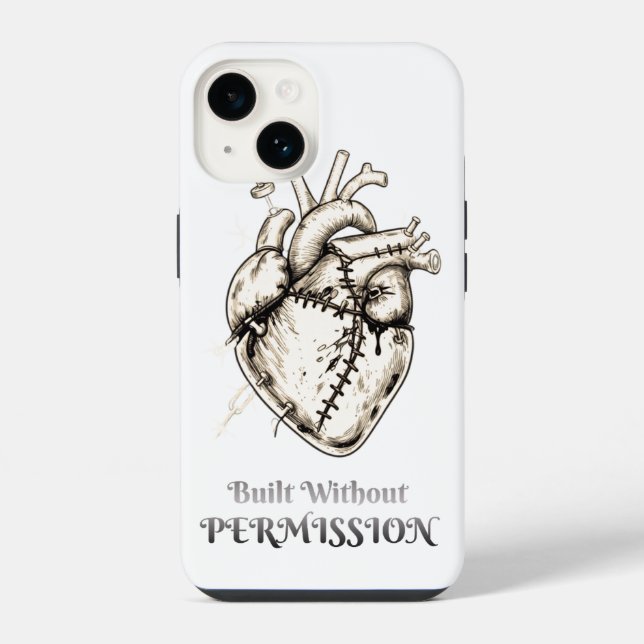 Funda Para iPhone Construido Sin Permiso  (Reverso )
