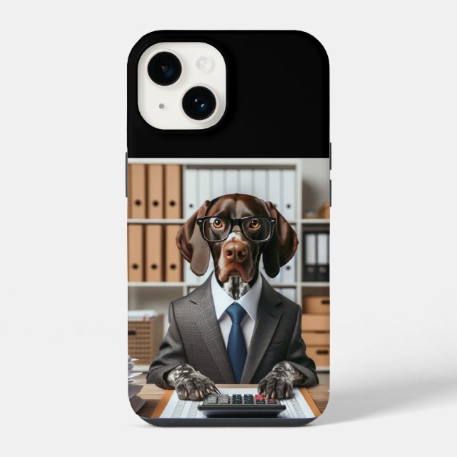 Funda Para iPhone Contador de trabajo de punteros alemán de Shorthai (Reverso )