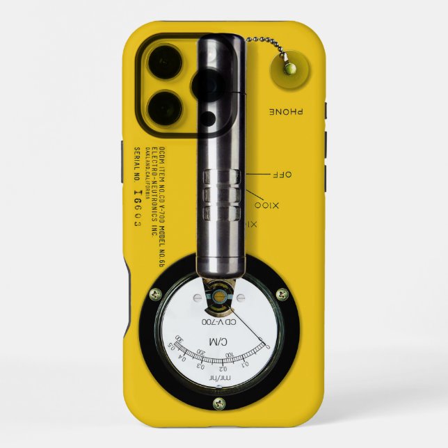 Funda Para iPhone Contador Geiger CD V-700 (Reverso )