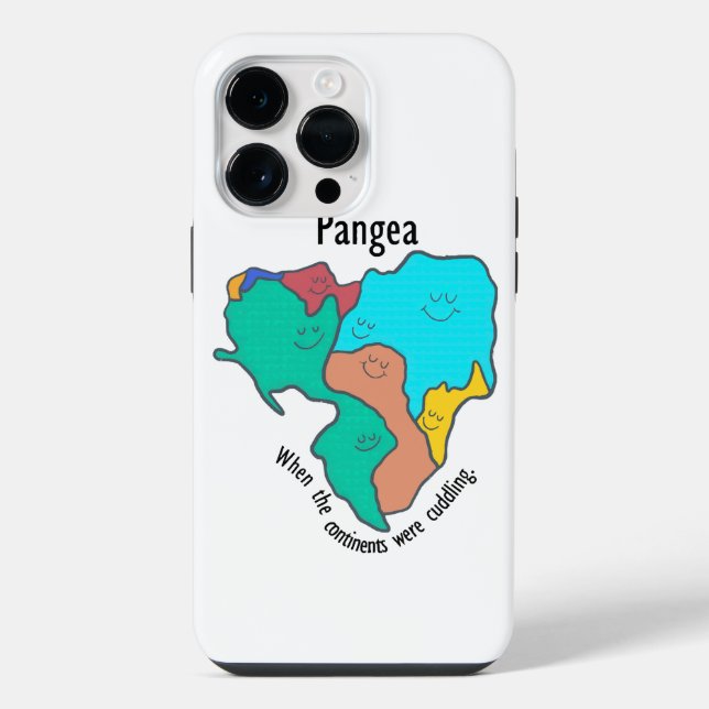 Funda Para iPhone Continentes Pangea Cudling Multicolor (Reverso )