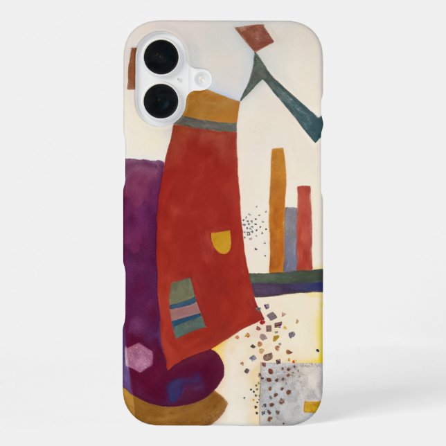 Funda Para iPhone Contraste Acompañado, Kandinsky  (Reverso )