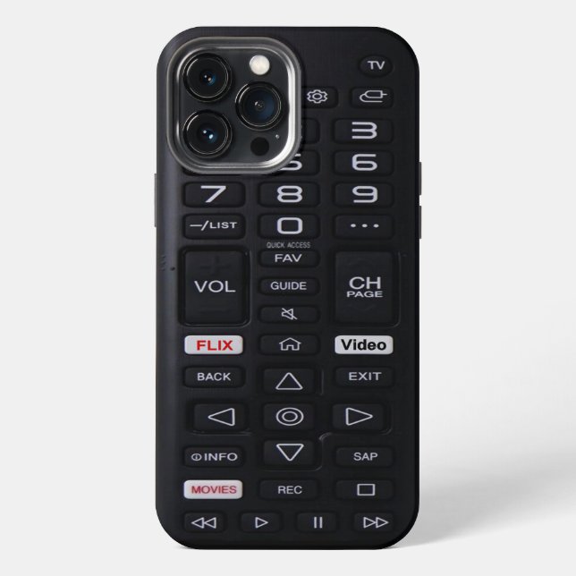 Funda Para iPhone Control remoto falso (Reverso )